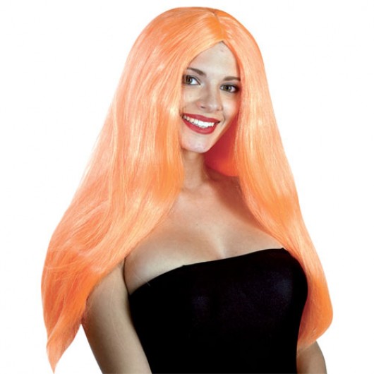 Περούκα Sylvie χωρίστρα πορτοκαλί 60cm